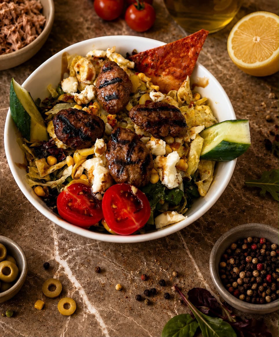 KÖFTELİ SALATA